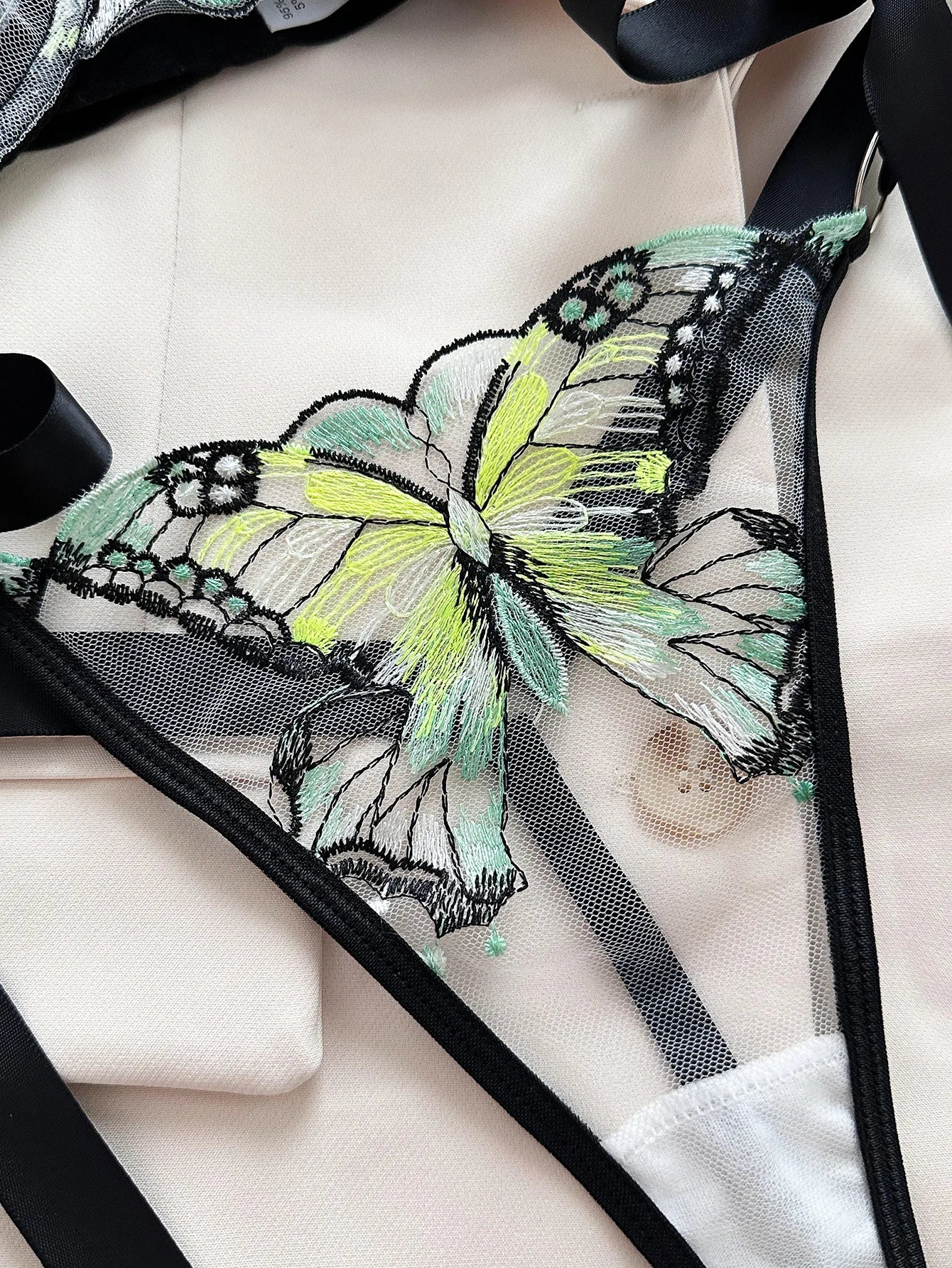 Diccvicc Butterfly Lingerie Set