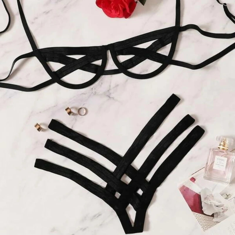 Strapped Obsession Lingerie Set